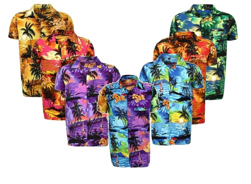 Herren hawaii hemd - hawaii, hirsch