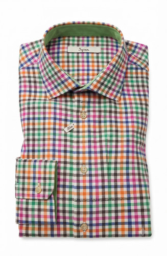 Baumwollflanell hemd slim fit - hemd,