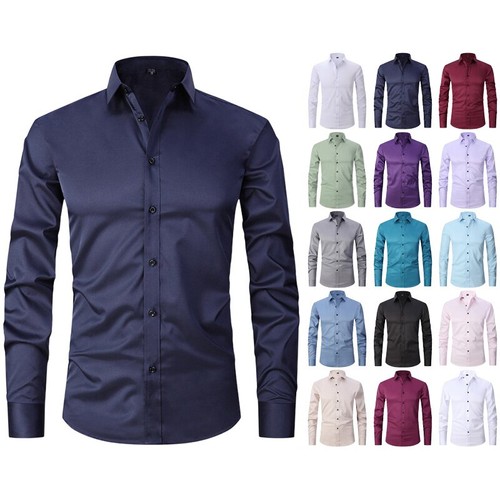 Herren stretch hemd - herren,