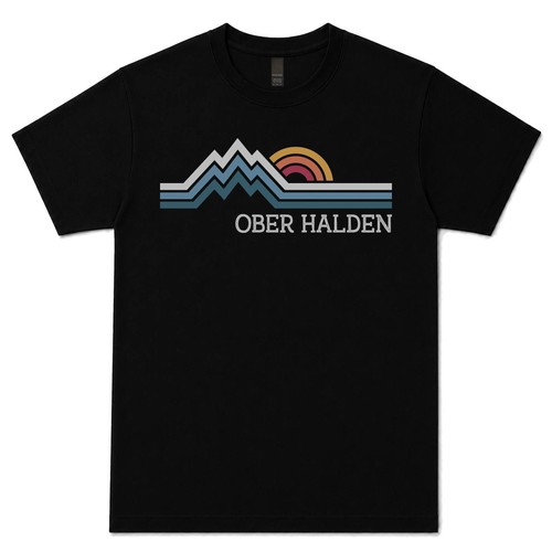Ober halden retro - halden, t-shirt