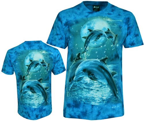 Tie dye shirt - t-shirt, delfine