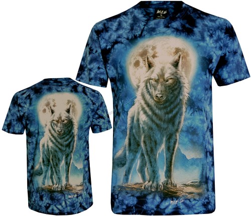 Wolf tie dye - dye, a