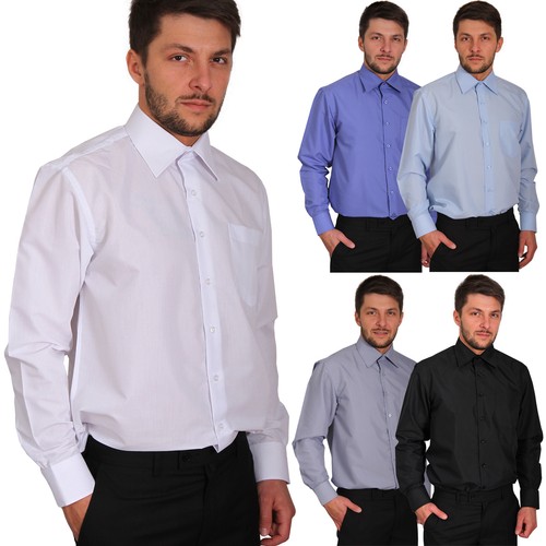 Hemd herren uni business - uni,