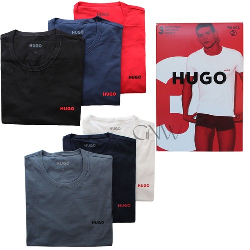 Hugo herren rundhals - hugo, stretch