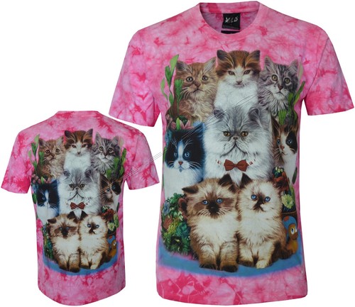 Tie dye shirt kätzchen - tie, t-shirt