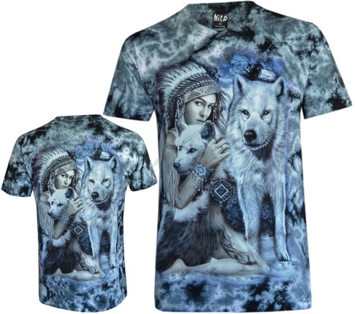 Tie dye shirt indianer - tie,