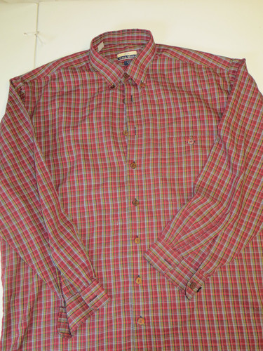 Herren oberhemd rot - rot, kariert
