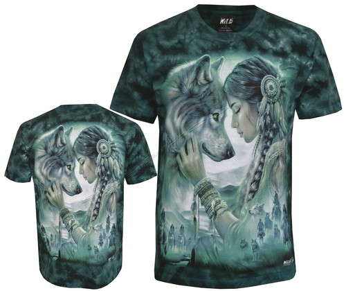 Tie dye shirt indianer - t-shirt,