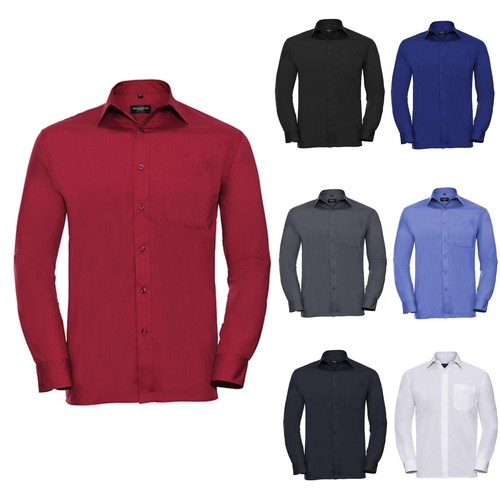 Herren hemd langarm popeline - hemd,